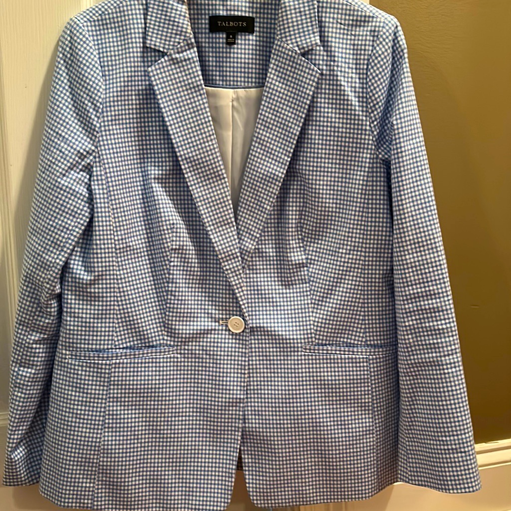 Talbots One Button Blazer
